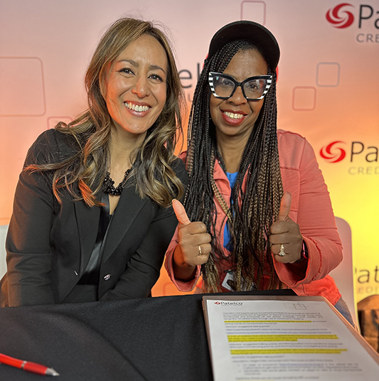 Patelco Employees Michele Enriquez and Veronica Dangerfield
