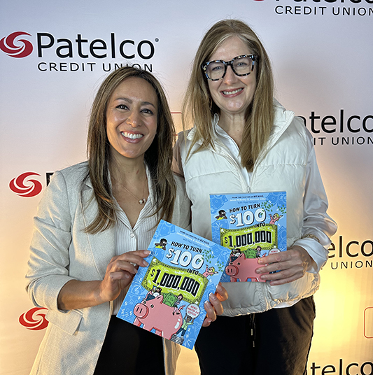 Patelco Employee Michele Enriquez and Biz Kid$ CEO Jeannine Glista